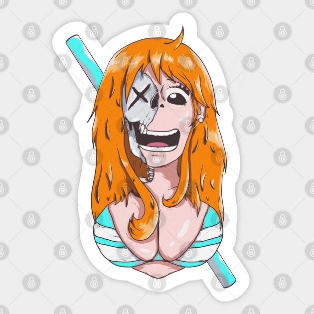 Skally Nami Sticker by skally